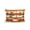 Orange, variant on 1 Pack Outdoor Throw Pillow, Yellow Truck Waterproof Pillow with Insert Included, Brown Striped Farmhouse Art Decorative Accent Cushion Sofa Pillows for Patio Porch, 16 x 16 In
