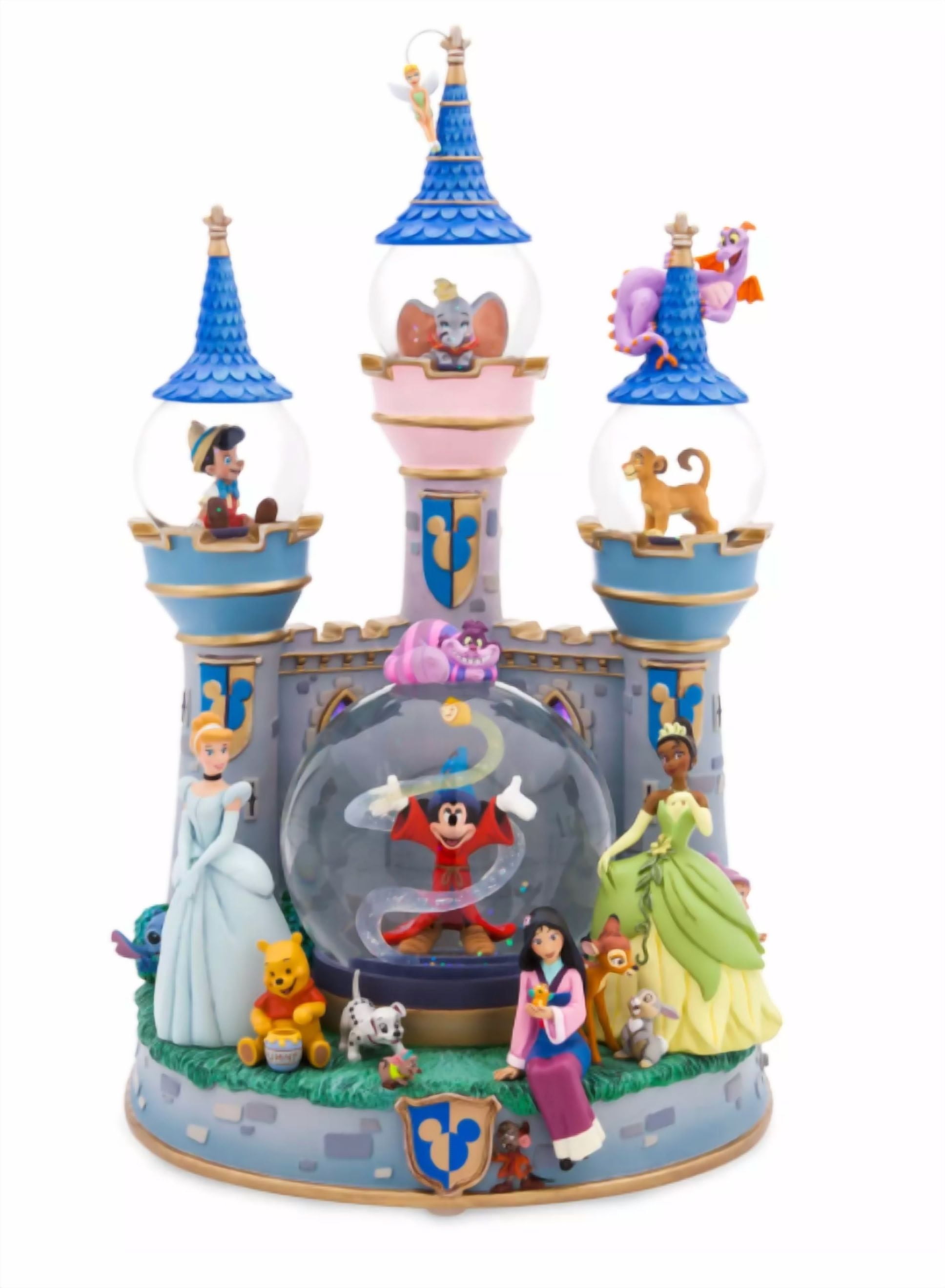 Disney Parks Sorcerer Mickey Mouse Fantasyland Castle Snow Globe