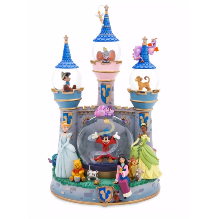 Disney Parks Sorcerer Mickey Mouse Fantasyland Castle Snow Globe