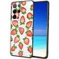 thumbnail image 1 of Compatible with Samsung Galaxy S22 Ultra Phone Case, strawberry-berries-6 Case Silicone Protective for Teen Girl Boy Case for Samsung Galaxy S22 Ultra, 1 of 1