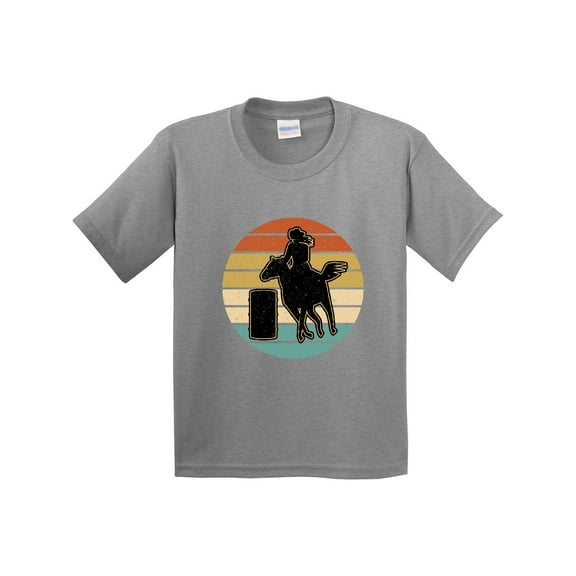 Inktastic Rodeo Barrel Racing Cowgirl Youth T-Shirt