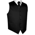 thumbnail image 4 of Men's 7-Piece Tuxedo with Flat Front Pants, Shirt, Vest, Tie & Cuff Links. Prom, Wedding, Formal, Homecoming, Cruise Jacket size 62L Pants waist size 56 Shirt size 5XL, 4 of 4