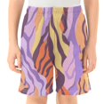thumbnail image 2 of Tiger Stripe Pattern Athletic Shorts Breathable with Comfort Fit Drawstring Casual Sweatshorts Medium, 2 of 9