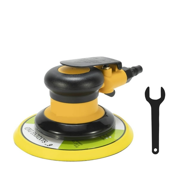 6 Inch 150MM Power Buffer Polisher, Non Vacuum Pneumatic Air Sander Polishing Machine For Car Paint Care And Rust Removal ,Easy to Use