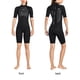 thumbnail image 2 of Advancent Traje de buceo Estilo de manga corta Trajes de baño amigables con la piel Traje de neopreno fácil de usar Deportes acuáticos Mujer Negro L, 2 of 6
