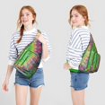 thumbnail image 4 of Waterproof Tie Dye Hiking Backpack Sling Bag for Women – Lightweight Rainbow Crossbody Bag with Adjustable Strap, Watercolor Chest Bag for Travel, Outdoor Adventures & Everyday Use, 4 of 4