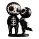 thumbnail image 2 of 2 Unids de Azúcar Creativo Estatua de Linda Figurilla de Televisión de Televisión Adorno Decoración para hogar BLESIY Estatua de calavera de azúcar, 2 of 8