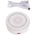 thumbnail image 1 of Wireless Smart 120db Siren And Alarm Bell-white, With Strobe Light, Remote App Control Wifi Usb Siren, 1 of 5