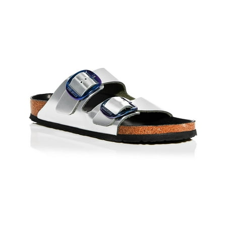 Birkenstock Womens Arizona Big Buckle Leather Slip On Slide Sandals