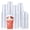 12oz - 100 ct, variant on 90 Sets 16 Oz Clear Plastic Cups With Dome Lids  16 Disposable Drinking Parfait For Ice Coffee Smoothie Frappuccino Bubble Boba
