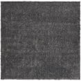thumbnail image 4 of Unique Loom Davos Shag Collection Area Rug - Solid (7' 10" Square Peppercorn), 4 of 6
