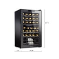 Wine Enthusiast 32Bottle Dual Zone MAX Compressor Wine Cooler