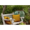 thumbnail image 4 of Simply Daisy 18" x 18" Modern Monogram Indoor/Outdoor Polyester Throw Pillow, Autumn Gold, 4 of 4