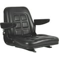 thumbnail image 1 of Black Talon Universal Folding Bucket Seat with Armrests - Black, Model# 355000BK, 1 of 4