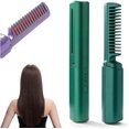 thumbnail image 1 of Mini plancha de pelo recargable, peine alisador eléctrico, cepillo alisador iónico con 3 niveles de calor, mini plancha de viaje portátil., 1 of 5
