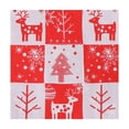 thumbnail image 1 of Servilletas navideñas, papel de alce para árbol de Navidad, papel para postres, servilletas a cuadros rojos y blancos, papel para bebidas, pasteles, ensaladas y frutas, vajilla, papel para almuerzos,, 1 of 6