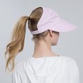 thumbnail image 3 of Hunpta Sun Hats For Women Summer Sun Hat Outdoor Riding Face Covering Solid Color Mask Sun Hat, 3 of 3