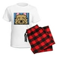 thumbnail image 5 of CafePress - Anime_Austerrier_Blk Women's Light Pajamas - Women's Short Sleeve Print T-Shirt and Pants Light Cotton Pajama Set, 5 of 7