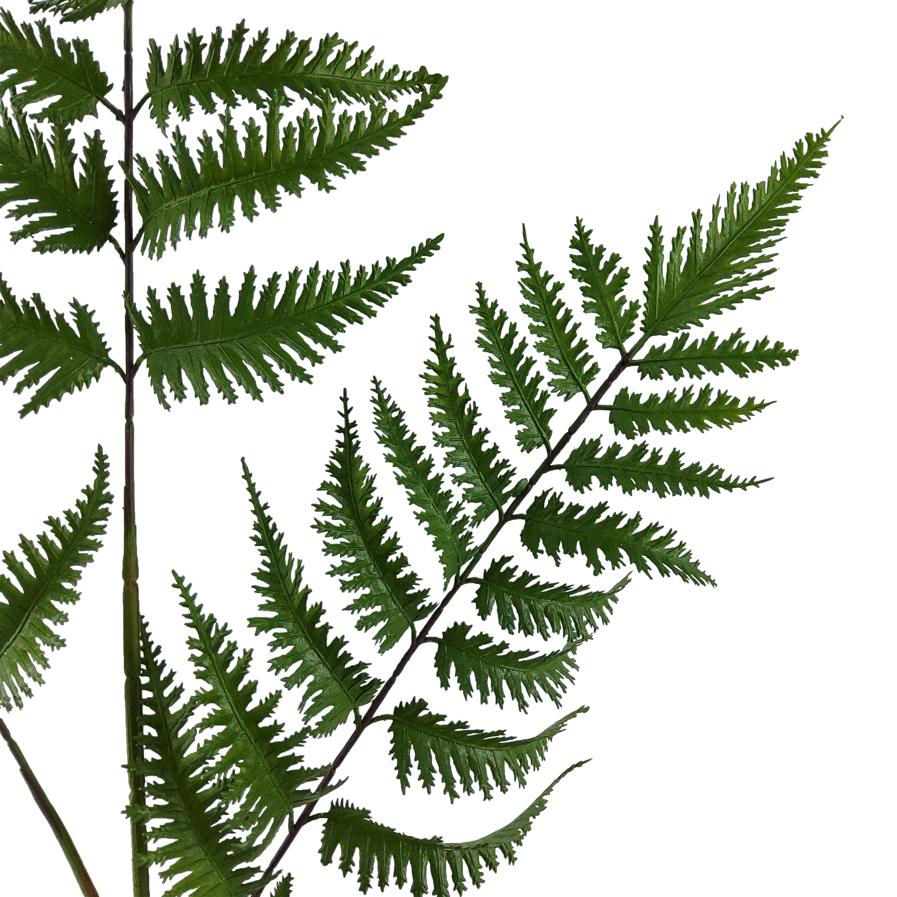 Mainstays 35" Artificial Green Fern Stem, Pot Not Included.