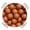 Orange, variant on Basketball Round Tablecloth for 36-44 Inch Tables, Fitted Table Cover with Elastic Edge, Sports Brown Basketball Waterproof Outdoor Table Cloth Protector for Patio Garden Dinner Picnic