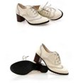 thumbnail image 2 of Spring Mid-heeled Shoes Retro Carved Oxford Shoes, 2 of 3