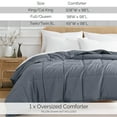 thumbnail image 2 of Southshore Fine Living, Inc. King Size Down Alternative Comforter, Cal King Comforter, Slate Blue, 2 of 9
