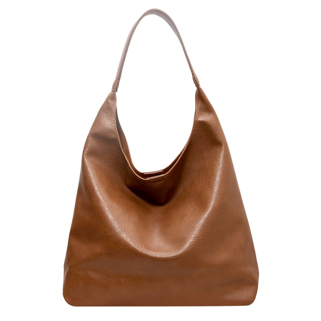 Bolso Hobo Slouchy Tote para Mujer Cuero PU Gran Capacidad