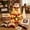 #06Z Vintage Santa, variant on DIY Quilted Santa Christmas Tree Kit with Warm Glow Lights, Handmade Fabric Tabletop Holiday Decor with Character Topper for Mantel Shelf