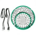 thumbnail image 4 of Patiojoy Green Adjustable Hanging Ropes Spider Web Chair Swing Kids Play Equipment, 4 of 5