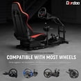 thumbnail image 7 of G29 Adjustable Gaming Sim Cockpit With Red Seat Fit for Logitech G920 G923, for Thrustmaster T300 Racing Steering Wheel Stand, Not Including Steering Wheel Pedal and Handbrake, 7 of 7