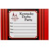 Kentucky Derby 144 8-Pack Party Invitations Card & Envelope Set