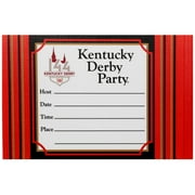 Kentucky Derby 144 8-Pack Party Invitations Card & Envelope Set