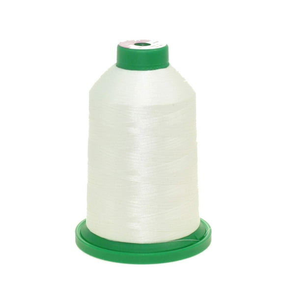 Isacord Embroidery Thread, White Thread 5000M color 0015