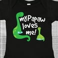 thumbnail image 4 of Inktastic My Papaw Grandpa Loves Me Dinosaur Boys Baby Bodysuit, 4 of 5