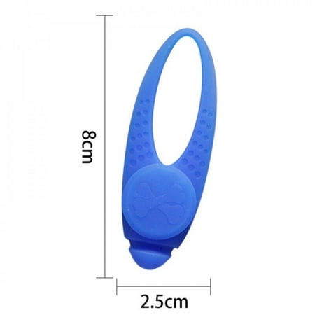 

Sonbest Pet Dog LED Collar Pendant Safety Flashing Glow Light Blinking For Pet Dog LED Pendant Pet Accessories Blue