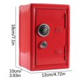 thumbnail image 3 of HLONK Storage Trunks & Bag Kids Bank Locker Safe With Key And Single Digit Lock Metal Money Safe Mini Password Cash Paper Money Savings Box Gift For Kids Boys And Girls Black, 3 of 9
