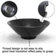 thumbnail image 3 of 6-piece Ramen Bowl Set With 1000 Ml Filling Quantity - Traditional Japanese Crockery Set With Chopsticks And Spoon In Black-Excellence, 3 of 4