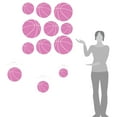 thumbnail image 2 of Basketball Kids Room Sports Decor Wall Decal Stickers [Set of 9], 2 of 4