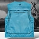 thumbnail image 5 of Ceisia Men's Loose Fit Outdoor Utility Vest Multi-Pocket Breathable Mesh Lining V-Neck Fishing Hiking Volunteer Waistcoat Gifts Sky Blue 3X, 5 of 6