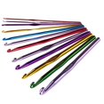 thumbnail image 2 of Crochet Hooks Set - Aluminum Handle Knitting Needles, 2 of 4