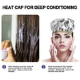 thumbnail image 2 of Hair Processing Cap Set 4pcs Gold Aluminum Foil Heat Retention Caps for Dyeing and Deep Conditioning, 2 of 4