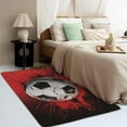 thumbnail image 3 of Football Area Rugs for Bedroom Living Room - 5x7 ft - Football Carpet for Home Decor - Football Sport Patterned Decorative Indoor Large Rug - Washable & Soft & Non Slip & Low Pile (ZF&8533), 3 of 7