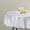 White, variant on European Rose Design Tablecloth
