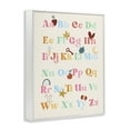 thumbnail image 4 of Stupell Industries Fun Alphabet Chart Novelty Painting White Framed Art Print Wall Art, 16 x 20, 4 of 10