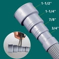 thumbnail image 3 of Manguera de desagüe para lavadora Elyfree, extensión universal de 5 m, 3 of 9