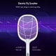 thumbnail image 5 of 2 en 1 de mano Bug Zapper Raqueta Matamoscas eléctrico Mosquito Killer, 5 of 8