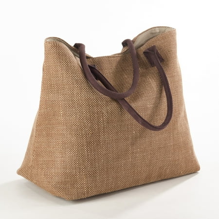 Skooba Design Satchel - Saro Lifestyle Taleen Collection Classic Design Jute Hobo Bag