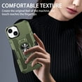 thumbnail image 3 of Phone Case for iPhone 14 Case, iPhone 14 Phone Case Built in 360 Rotating Ring Stand, Luxury Heavy Duty Armor Hard PC Soft TPU Slim Phone Case for iPhone 14 - Green, 3 of 10