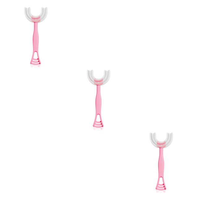 Matsuzay Cepillo de para bebé ergonómico de doble cara de silicona de 360 grados, cepillo de Manual en forma de U, cuidado Type7 NO7 Matsuzay CBP088632