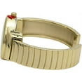 thumbnail image 3 of Blekon Collections Women's 30mm Case Horizontal Pattern Cuff Bangle Watch, 3 of 5